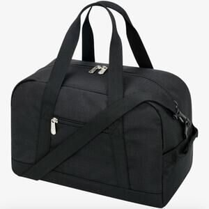 NWOT Small Gym Bag 14 inch lightweight Carry On Mini Duffel Bag Black